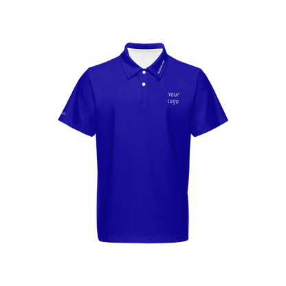 Men's Classic Fit Short-Sleeve Solid Polo w/logo-009