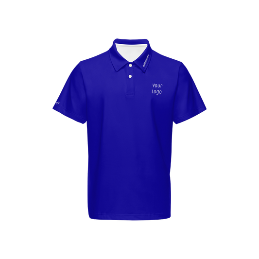 Men's Classic Fit Short-Sleeve Solid Polo w/logo-009