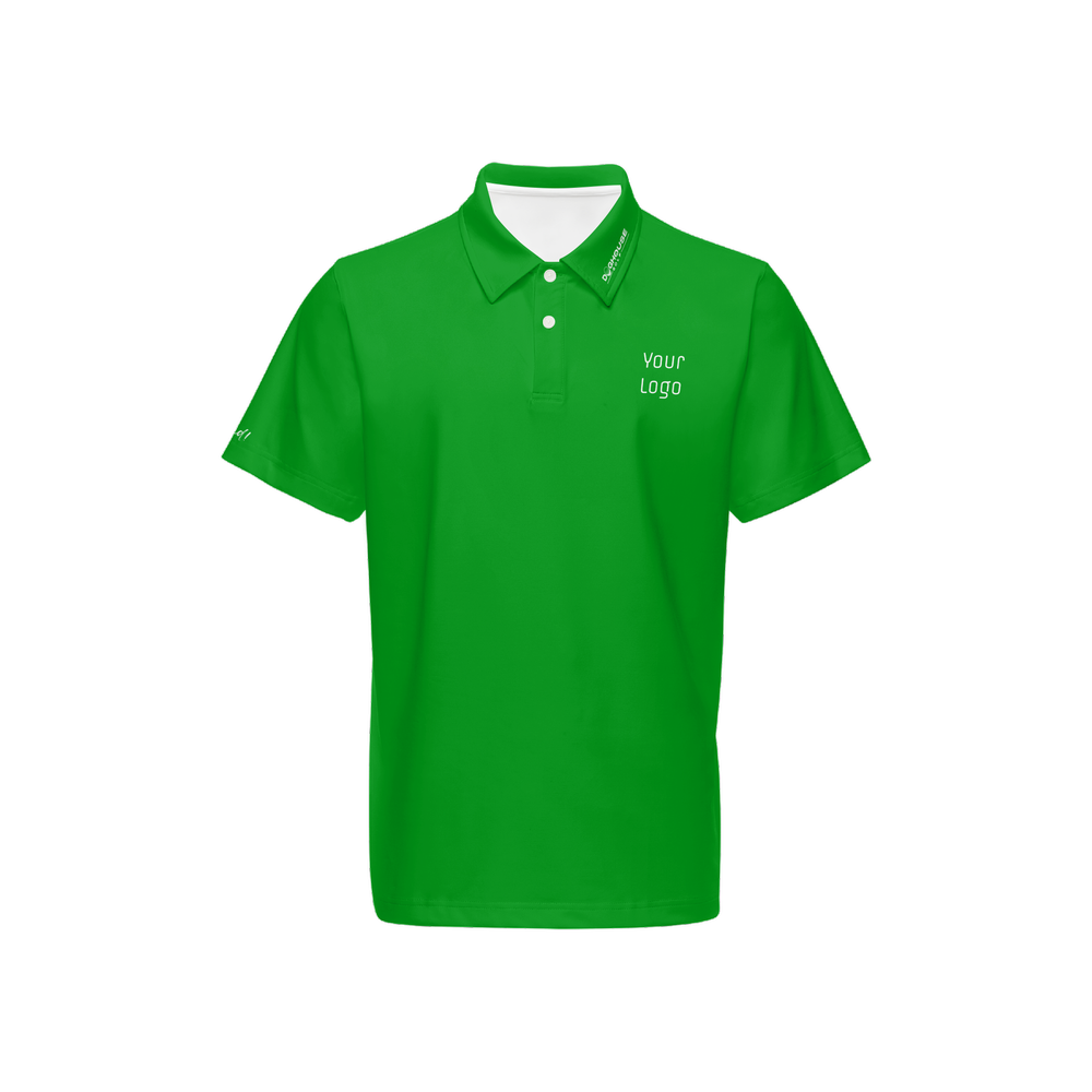 Men's Classic Fit Short-Sleeve Solid Polo w/logo-013