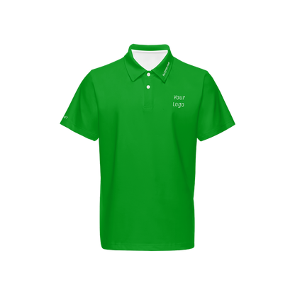 Men's Classic Fit Short-Sleeve Solid Polo w/logo-013