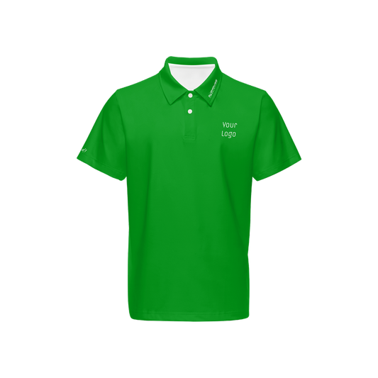 Men's Classic Fit Short-Sleeve Solid Polo w/logo-013