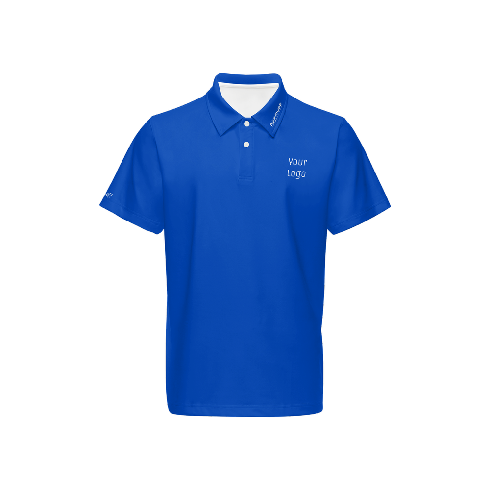 Men's Classic Fit Short-Sleeve Solid Polo w/logo-008