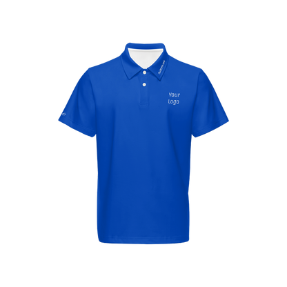 Men's Classic Fit Short-Sleeve Solid Polo w/logo-008