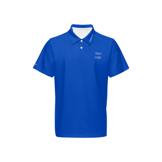 Men's Classic Fit Short-Sleeve Solid Polo w/logo-008