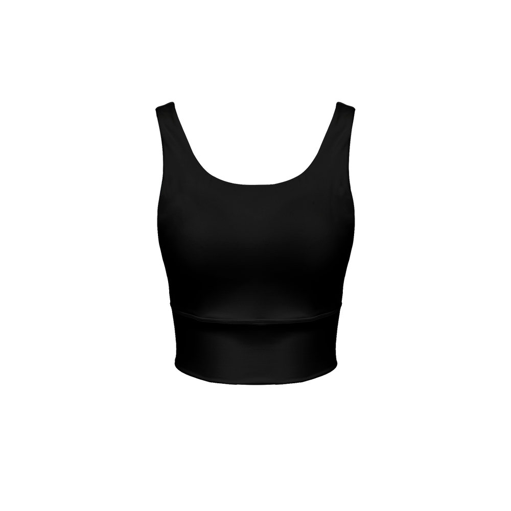 Women's Longline V-Shape-Back Sports Bra-Butter Soft Texture