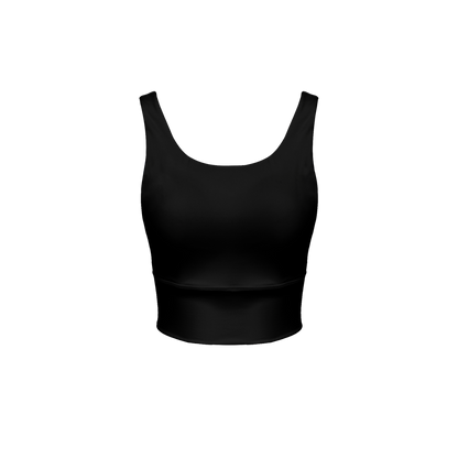 Women's Longline V-Shape-Back Sports Bra-Butter Soft Texture