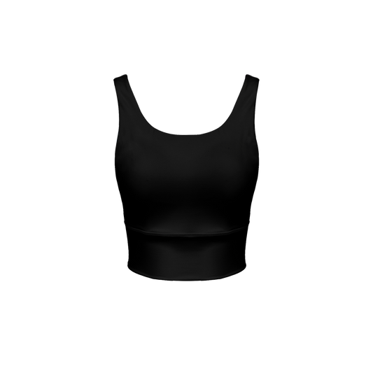 Women's Longline V-Shape-Back Sports Bra-Butter Soft Texture