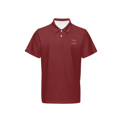 Men's Classic Fit Short-Sleeve Solid Polo w/logo-024