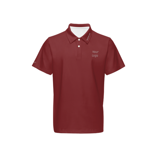 Men's Classic Fit Short-Sleeve Solid Polo w/logo-024