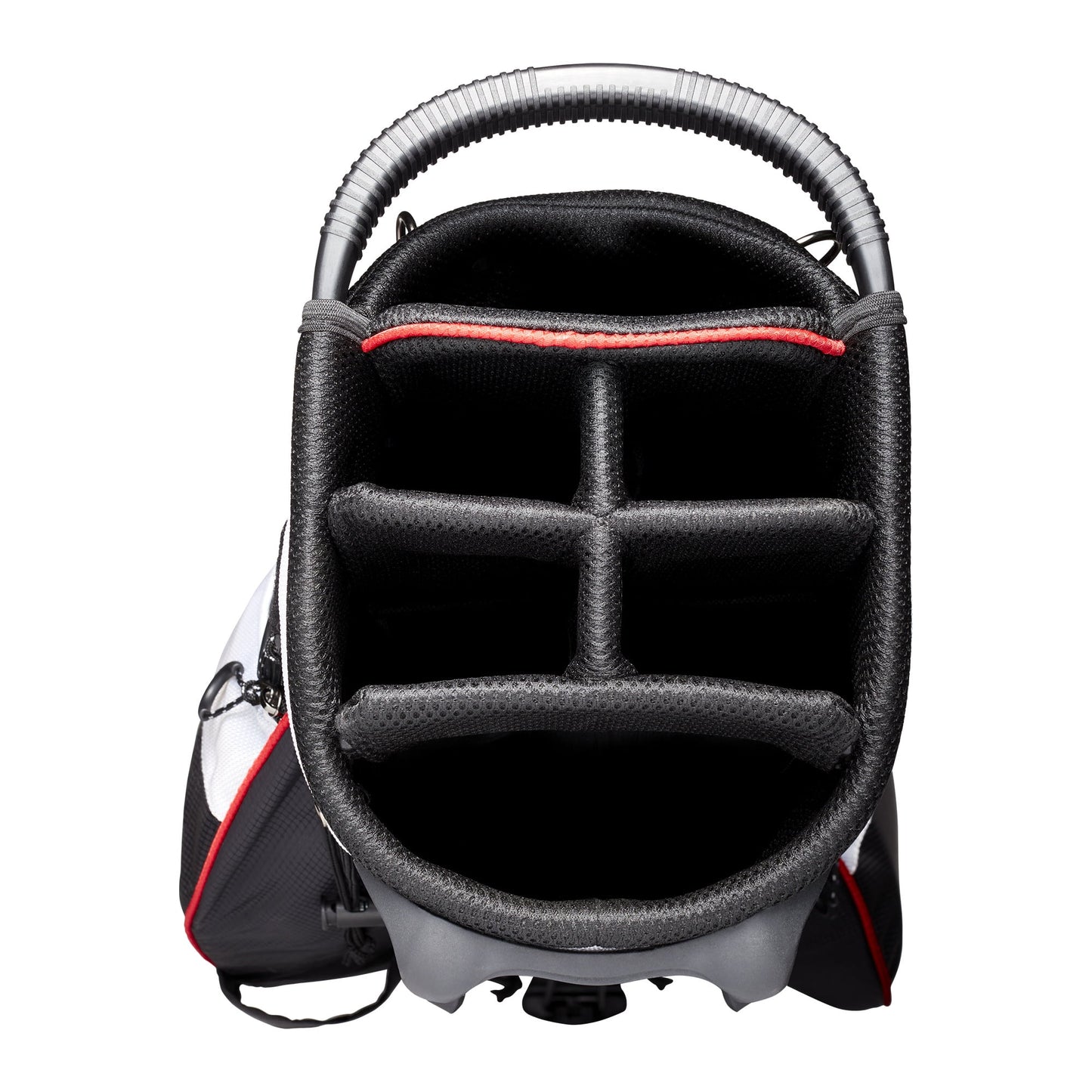 Wilson Stand Golf Bag, 6 Way Divider, Black/White/Red