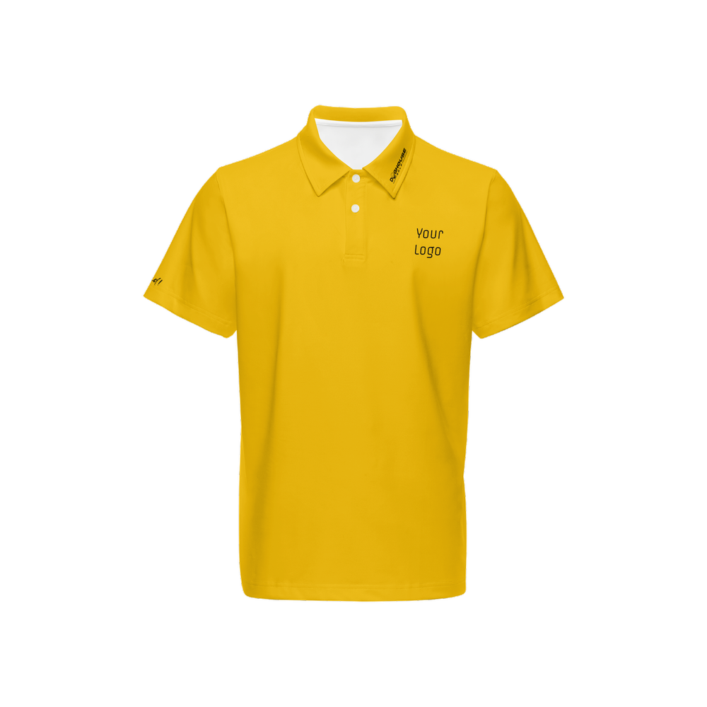 Men's Classic Fit Short-Sleeve Solid Polo w/logo-017