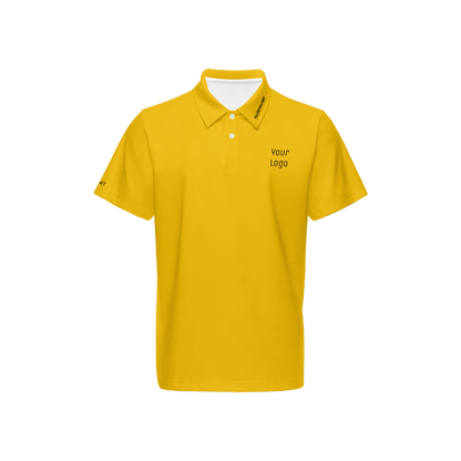 Men's Classic Fit Short-Sleeve Solid Polo w/logo-017